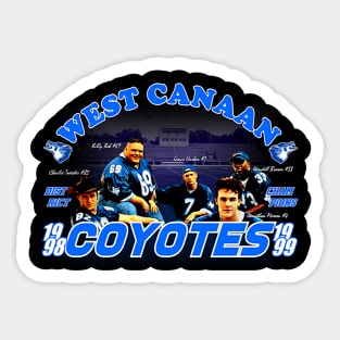 Varsity Blues District Champs Sticker